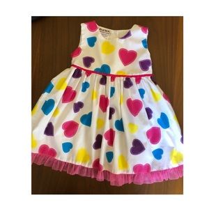 Colorful Heart Dress💛💜💙
